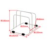 Takagi Stainless Steel Cutting Board Stand, Double Cutting Board Storage,