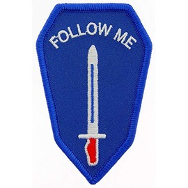 United States Army Infantry School Patch, Full Color, with Iron-On Adhesive