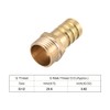 sourcing map Pack of 5 Brass Hose Connector Hose Connector