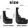 ERMWALR For 2024 Kia EV9 Special Mudguard 4-Piece Set, No