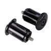 BBB Cycling BHT-96 ScrewOn Handlebar Tape Endcaps for Road Bikes,