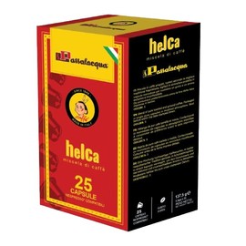 Coffee Passalacqua Helca Gusto Forte Box 25 Nespresso Compatible Capsules 5.5 g
