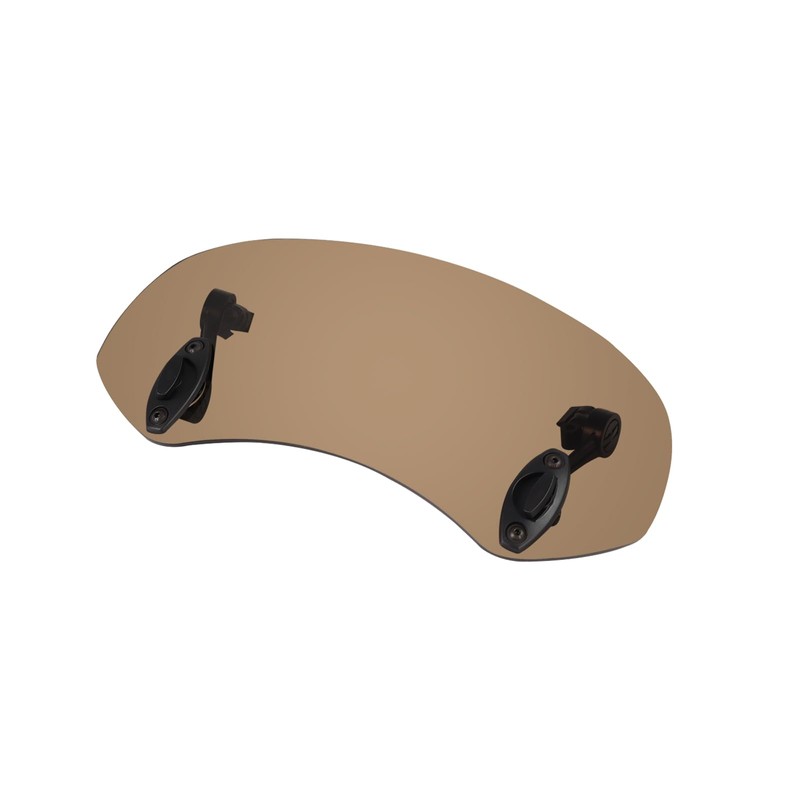 36cm Motorcycle Wind Deflector Clear Lens Adjustable Clip Windshield Extension