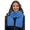Vivisence Stylish Women's Winter Set Hat with Pompom and Warm