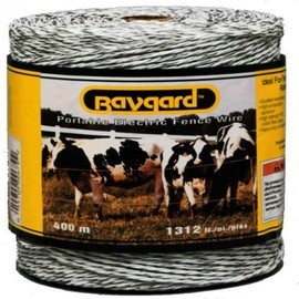 Baygard Electric Fence White Wire - 1312 Feet 00679