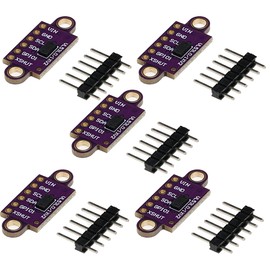 A-DIGISHUO 5Pcs Laser Ranging Sensor Module VL53L0X V2ToF Time of Flight Serial Port PWM Output