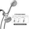 Handheld Shower Head Rain Showerhead Combo 5 Spray Settings High