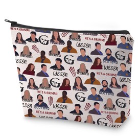 Detective Fans Makeup Bag Mystery Movie Fan Canvas Zipper Pouch TV Show Lover Gift Fantasy Police Procedural Fan Cosmetic Bag (Mystery Movie)