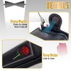 Golf Mid Half Mallet Putter Cover Magnetic Heel-Shaft Club Headcover