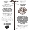 Asterom Fancy Handmade Walking Cane for Men - Eagle -