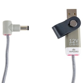 MyVolts Ripcord USB Charger with 12V DC Output Plug Compatible with Dymo 280 Label Printer