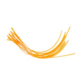 10PCS 30LB/50LB Fly Fishing Line Loops Connector Braided Fly Loop Line Fishing Tackle Accessory(Yellow 30LB)