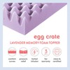 Best Price Mattress 3 Inch Egg Crate Memory Foam Mattress