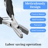 Multi Function Hair Extension Pliers, Fusion Crusher Tool for Keratin