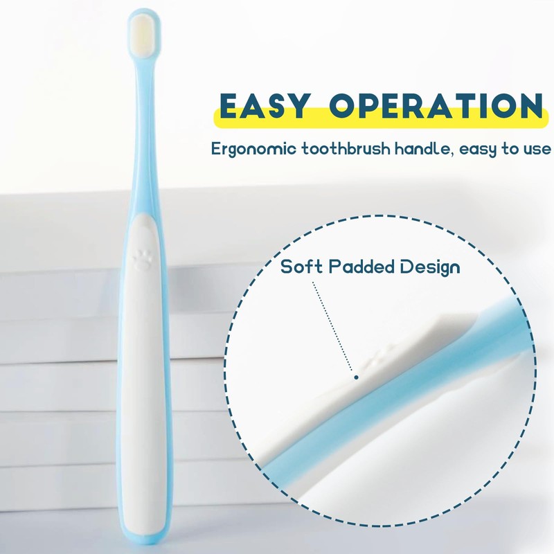 MoonyMars Small Dog Toothbrush, Cat & Puppy Tooth Brushing Kit,