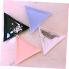 Healeved Triangular Storage Trays for Nail Art Jewelry 80pcs Set