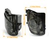 KUAFU Fog Lights Assembly Compatible with 2006-2010 Lexus IS250 IS350