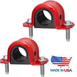 6 PC Front Sway Bar Link Kit + Code Red Extreme Bracket/Bushing Kit FITS Ram 1500 2WD 2002-2010, Ram 2500 3500 2WD 2003-2010, Bushings Made In USA K7400 K7353-32 mm Stabilizer Bar