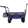 ESPIDOO 480Lbs Collapsible Wagon with Canopy: Heavy Duty Folding Cart