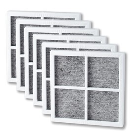 VALWORD 6 Pack Refrigerator Air Filter Replacement for LG LT120F Kenmore Elite 46-9918, 469918, 9918, Replace ADQ73214402, ADQ73214403, ADQ73214404, ADQ73334008, LMXS30776S, LFX25991ST, LMXC23746D