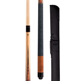 McDermott K97C 52" Youth Short Pool Billiard Cue with 1x1 Soft Case (19, Ounces)