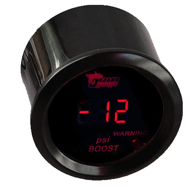 Mintice™ 2" 52mm Black Car Motor Digital Red LED Light