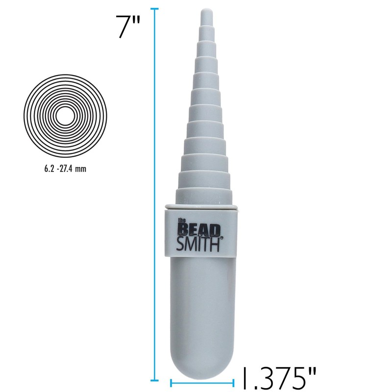 The Beadsmith Stepped Round Mandrel – Plastic Wire Wrap Tool