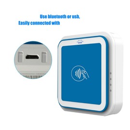 Atelierate Visa Master Credit Card Chip Reader Writer Bank Transaction Bluetooth Mpos with EMV PCI POS Terminal (I9)