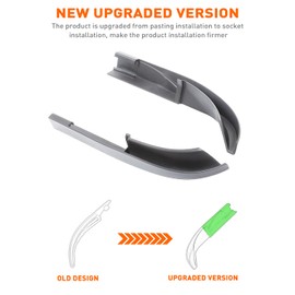 Savadicar Upgraded Version Rain Gutter Extensions, Roof Hard-Top ABS Rain Groove Diverter, Rainwater Deflector Compatible with 2007-2018 Jeep Wrangler JK JKU, Exterior Accessories, Black, 2 PCs