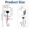 WYAN 4Pcs Handbag Holder Table Hook, Folding Handbag Hanger, Purse