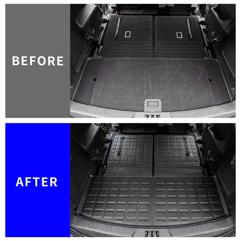 Rongtaod Cargo Mat Compatible with 2020-2025 2026 Ford Explorer 6&7