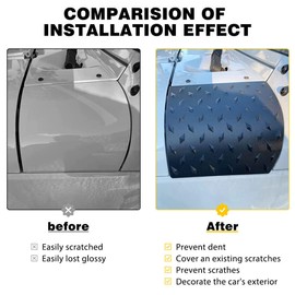 Wocch Cowl Body Armor Outer Cowling Cover Corner Guards for Jeep Wrangler JK JKU 2007-2018 Exterior Accessories (1 Pair)