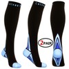 (2 Pairs)Compression Socks / Stockings for Men & Women,Speed Up