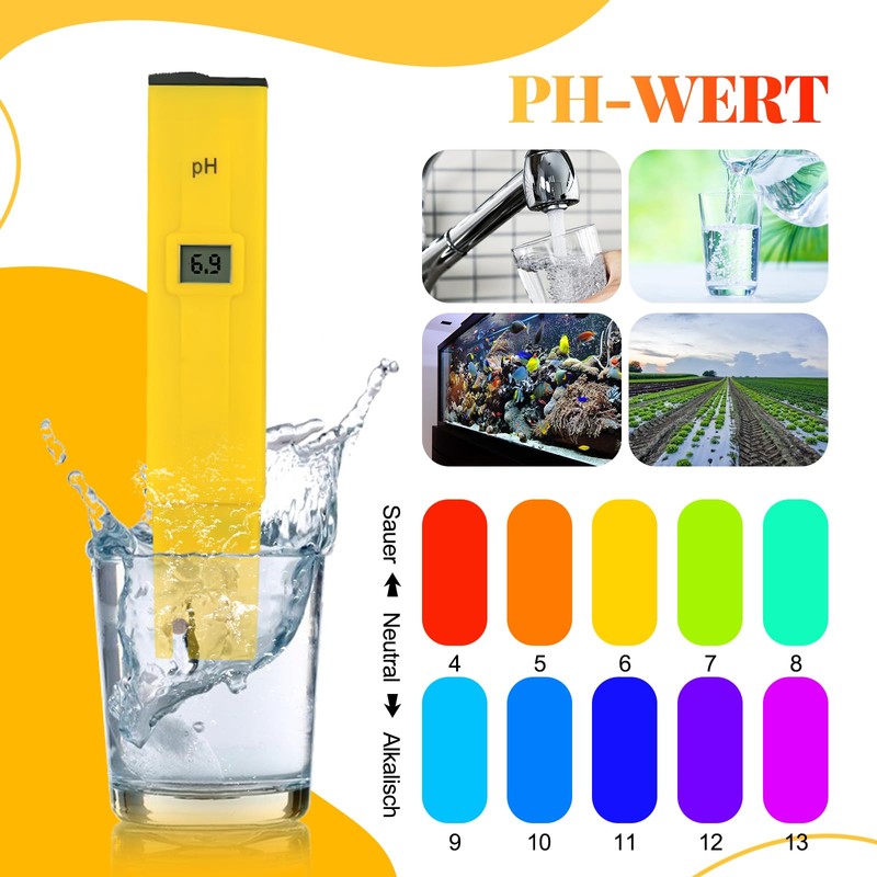 PH Meter - PH Meter with LCD Display High Precision
