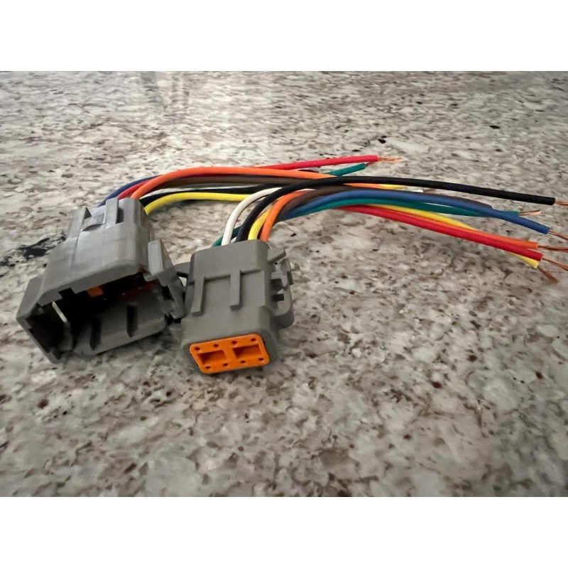Deutsch 18 AWG Deutsch DTM 8 Pin Automotive Wire Waterproof