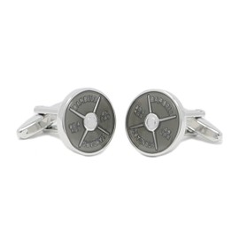 MENDEPOT Novelty Sports Theme Cuff Links For Men Father's Day Birthday Gift Fancy Cufflinks (45LBS)