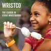 100 WristCo Caribbean Blue Tyvek Wristbands for Events - Comfortable