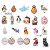 Magic Christmas tree baubles, animal figure decorations