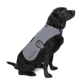 Proviz Reflect360 Micro-Fleece Lined Dog Coat, Silver, Medium