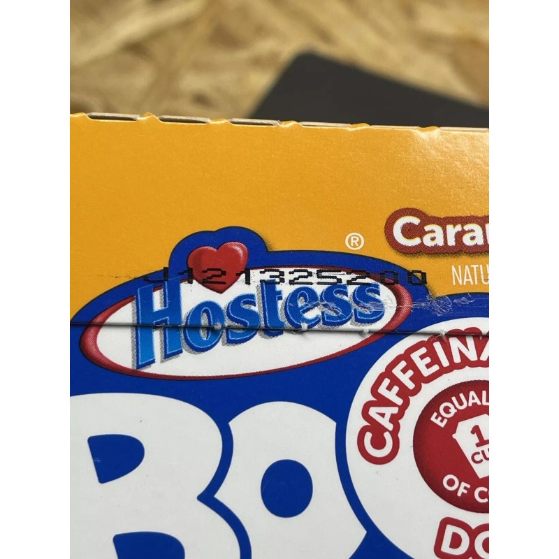 Hostess Caffeinated Boost Jumbo Donettes Caramel Macchiato Box of 9