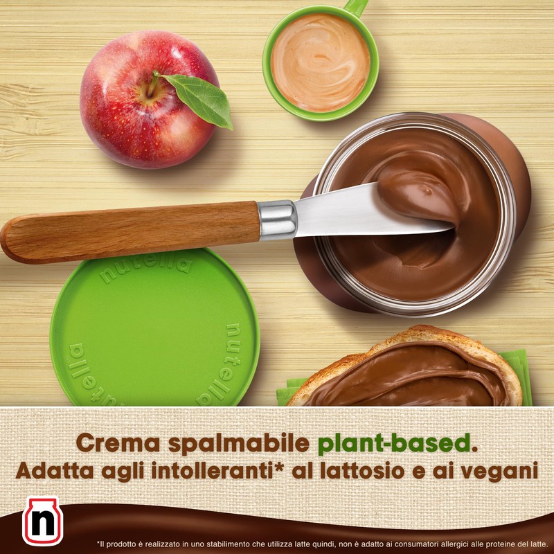 Nutella Plant-Based - Crema Spalmabile alle Nocciole e Cacao, Vegana,