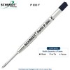 Schmidt - 4 Pack - Refill Black-P900 - Fine Tip