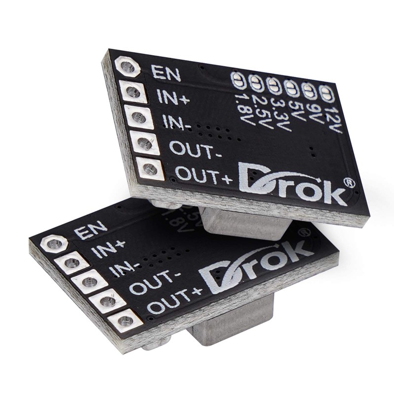 DROK Buck Converter DC 4.5-20V to DC 1.8V 2.5V 3.3V