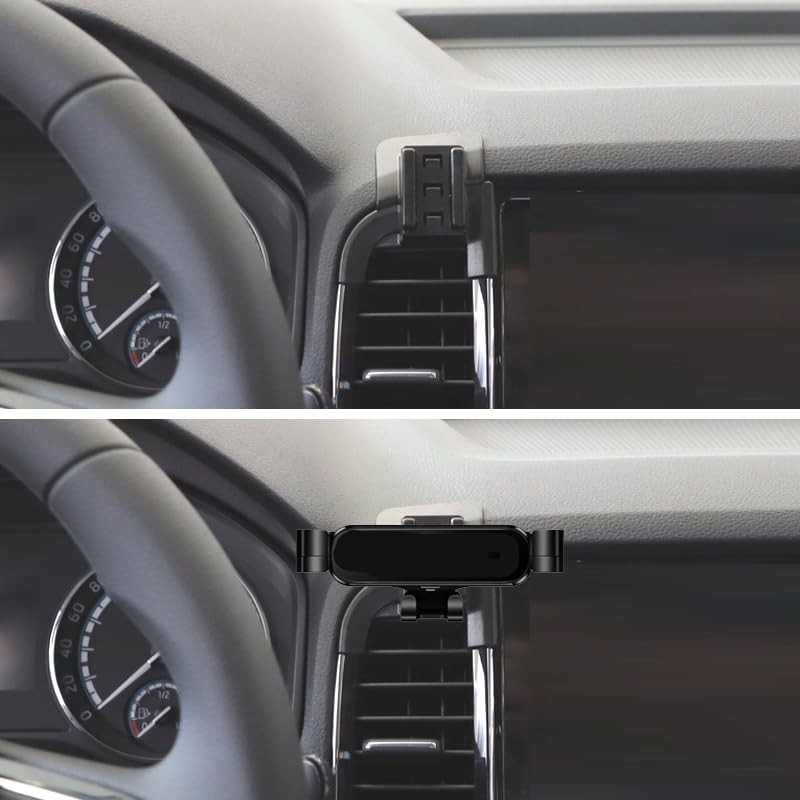 GXQKHFA Autotelefonhalter kompatibel mit 2017-2024 Skoda Karoq Handyhalter Zubehör (for