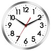 AKCISOT Wall Clock 14 Inch Large Silent Wall Clocks Battery