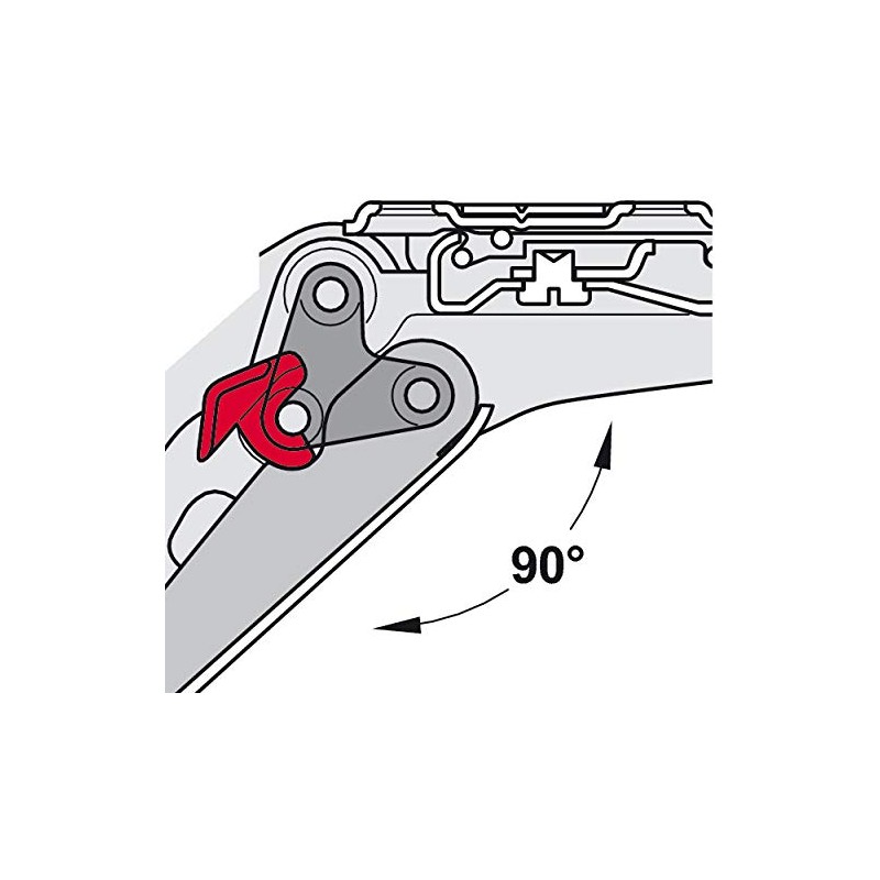 Gedotec Flap Fitting Retrofit Flap Holder Accessories Opening Angle Limiter