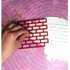 Brick Pattern Cookie Cutter Stamp - Architectural Design Fondant Cutter