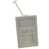 kenable Floor Box Keystone Cat6 Low Profile Network 6C Module