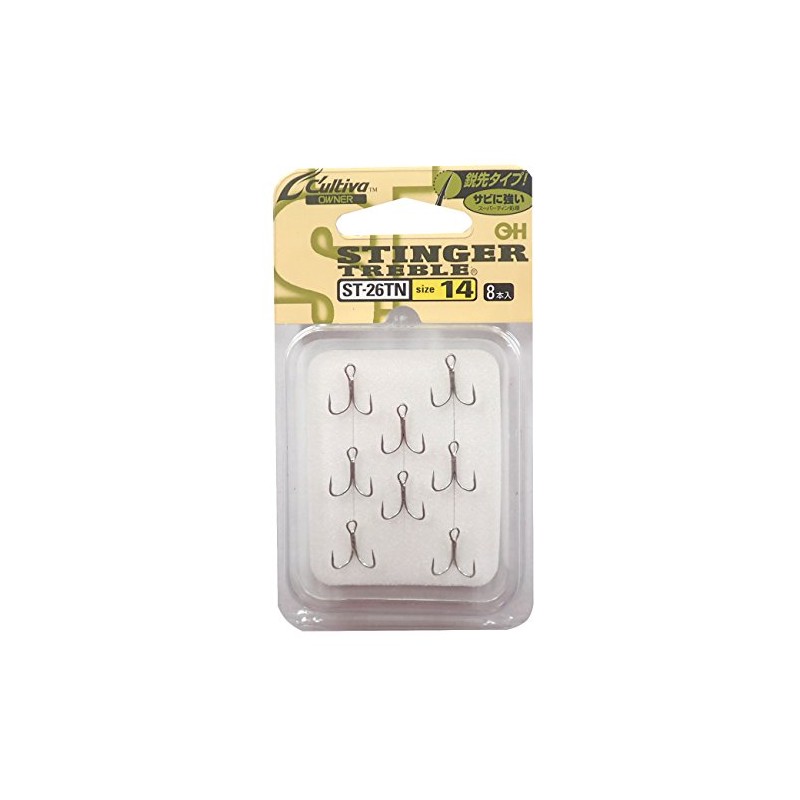 Owner 11684 ST26TN Triple Hook, Stinger Triple Hook, No. 14