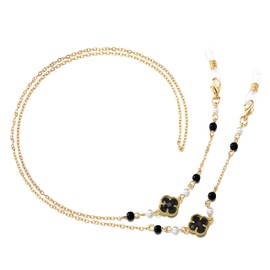 CHARMINGO Mask Lanyard Chain Eyeglasses Chain for Women Four-leaf Sunglass Reading Glasses Chains Holder Strap Eyewear Cord